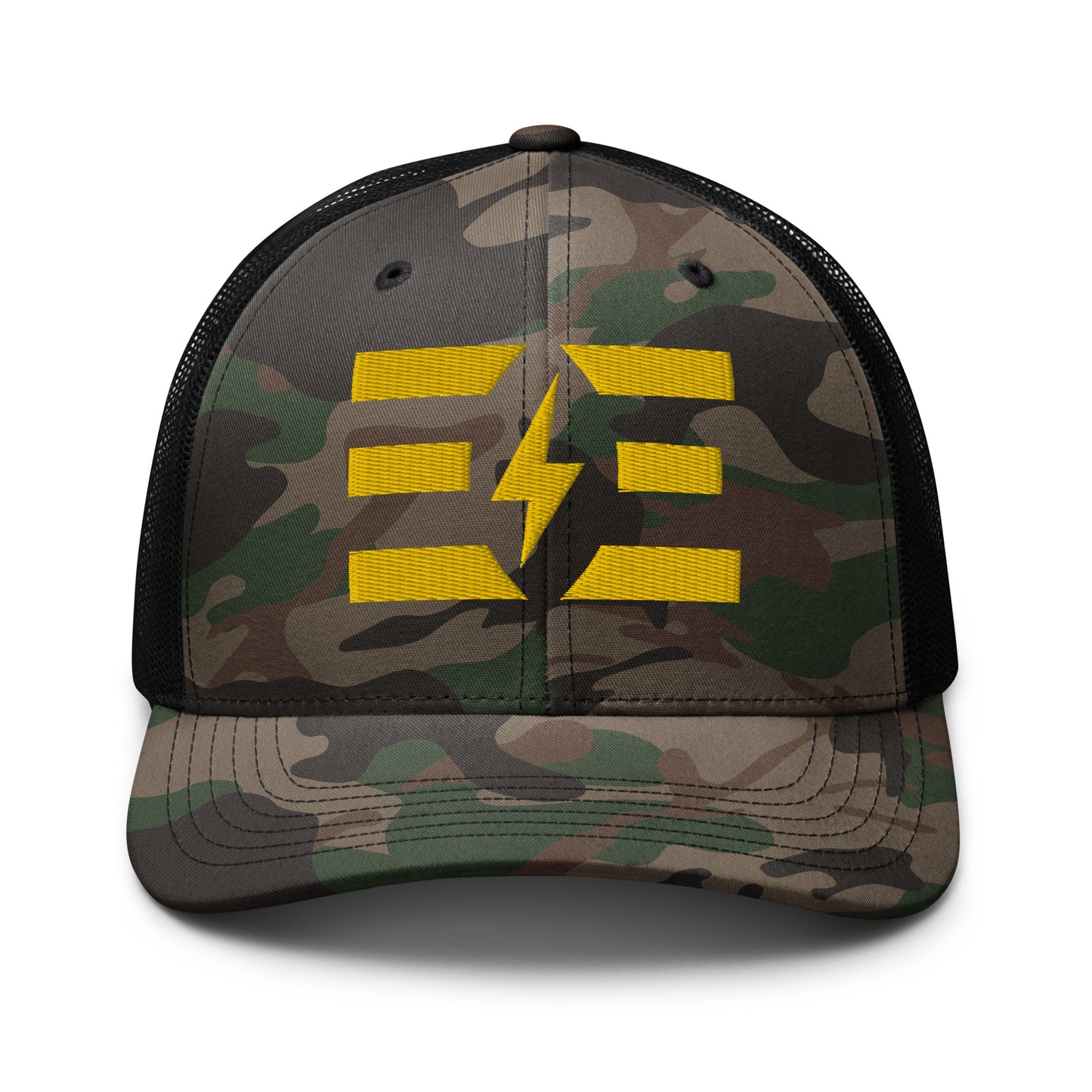 Endurance eSports Camo Trucker Hat - Yellow